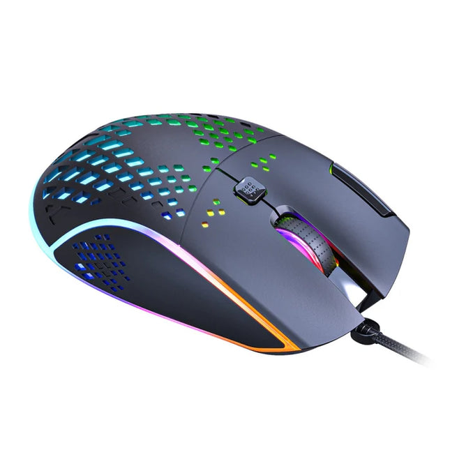 MICE T97 Gaming Mouse RGB LED Light USB 7 Buttons 7200 DPI Wired Gaming Mouse