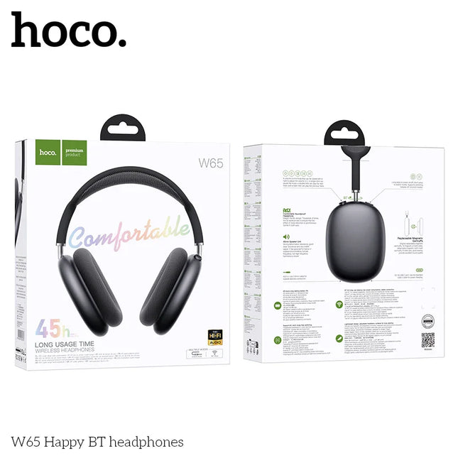 Hoco W65 45H Over The Ear BT Headphones