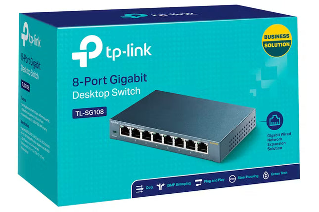 TP-Link 8-Port Gigabit Unmanaged Pro Switch