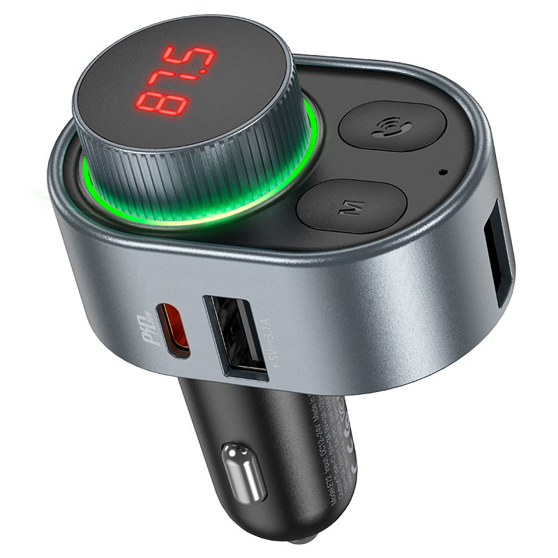Car charger “E72 Alegria” PD30W with wireless FM transmitter