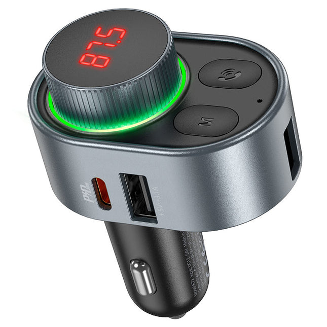Car charger “E72 Alegria” PD30W with wireless FM transmitter