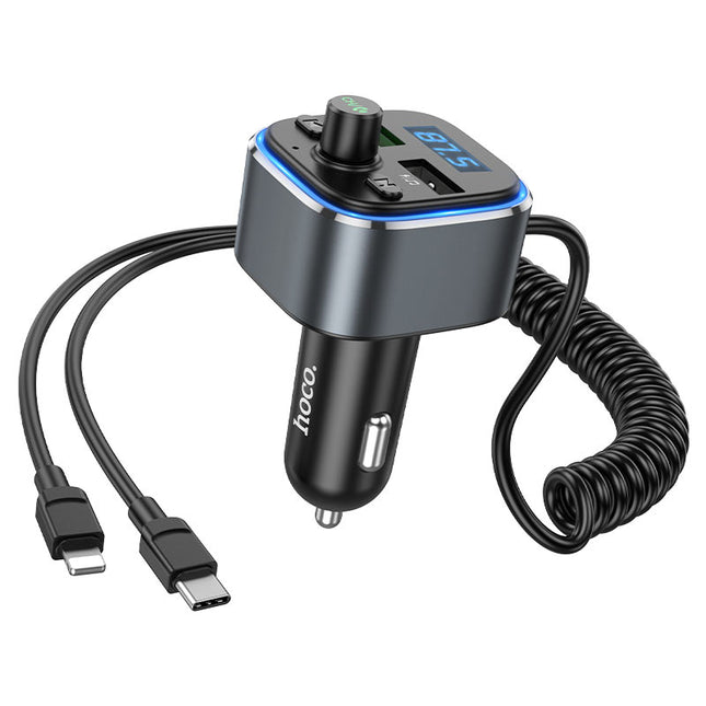Car charger “E74 Energy” 2-in-1 with wireless FM transmitter