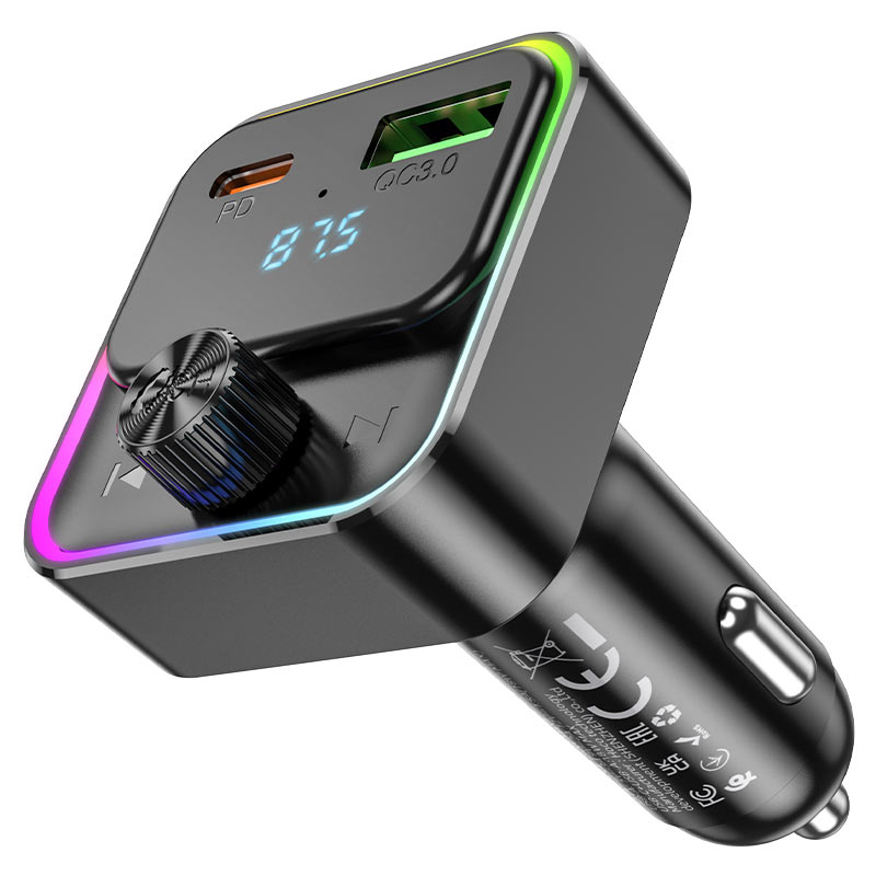 Car charger “E81 Fantasy” PD30W QC3.0 with wireless FM transmitter