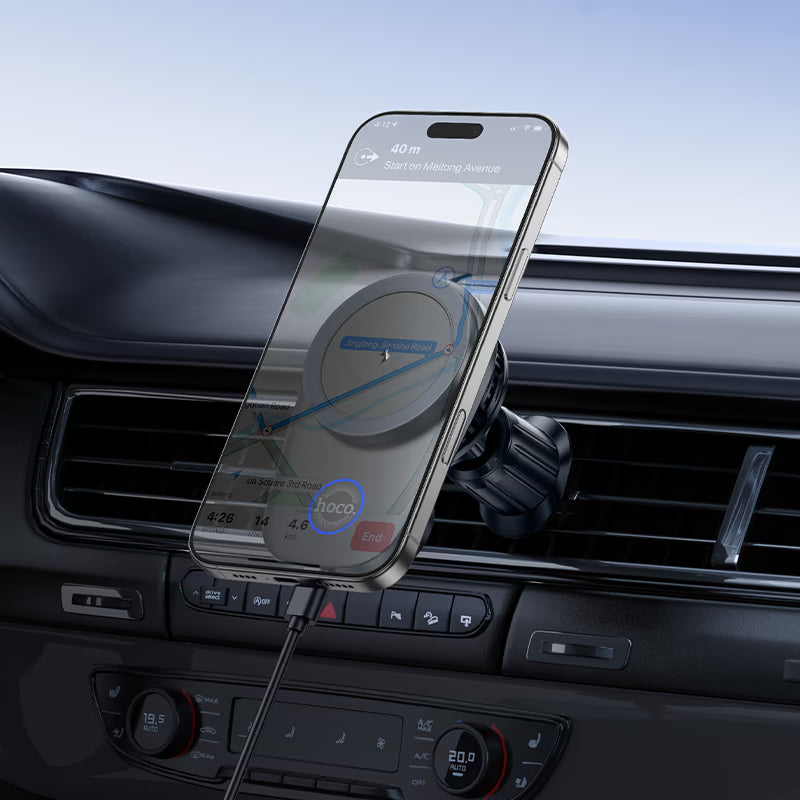 Hoco HW36 2-in-1 car charger & fan