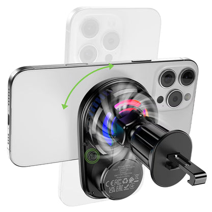 Hoco HW36 2-in-1 car charger & fan