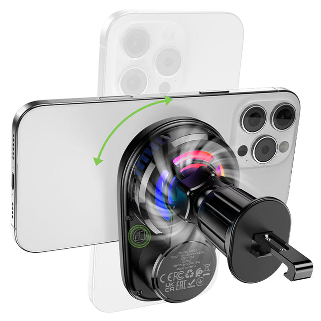 Hoco HW36 2-in-1 car charger & fan