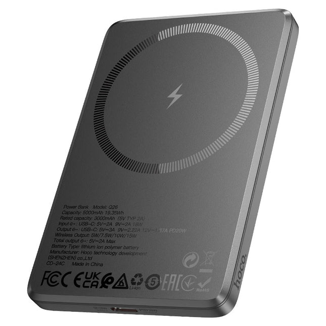 Power bank “Q26 Joy” PD20W wireless charging 5000mAh